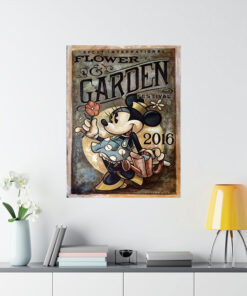 Minnie Mouse Garden Disney Poster 1
