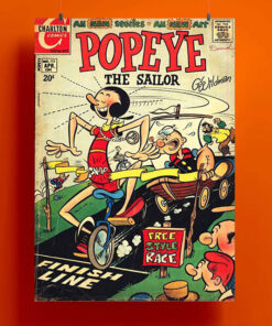 Popeye The Sailor Comics Poster