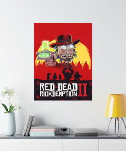 Red Dead Rickdemption II Poster 1
