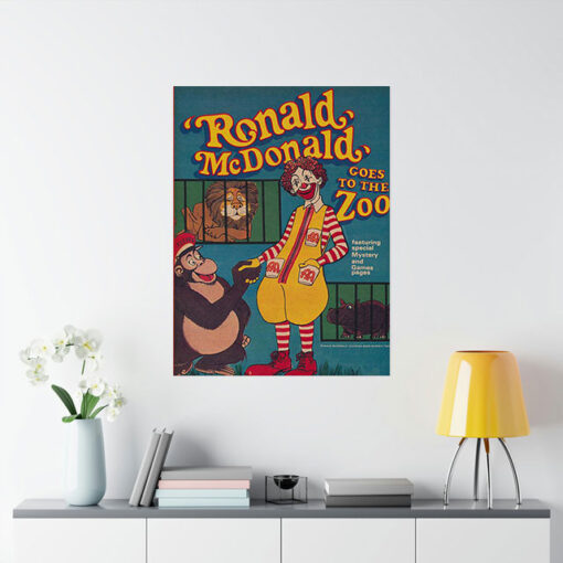 Ronald McDonald Goes To The Zoo Poster 1