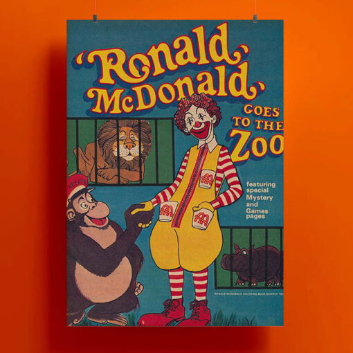 Ronald McDonald Goes To The Zoo Poster