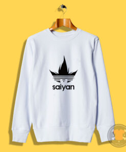 Saiyan Adidas Dragon Ball Z Parody Sweatshirt