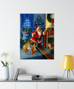Santa Claus Funny Christmas Day Poster 1