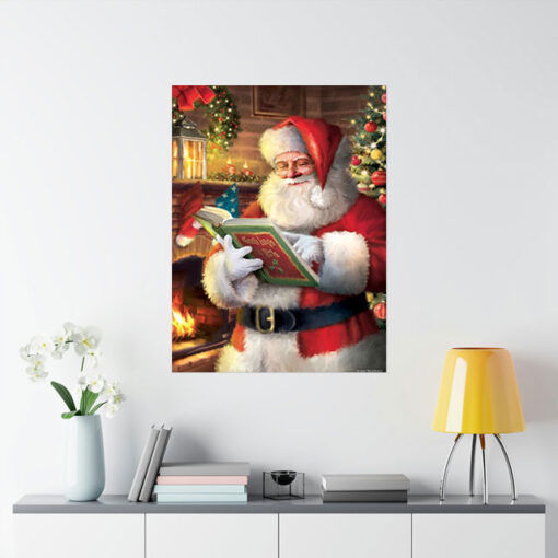Santa Clause List Of Gift Poster 1