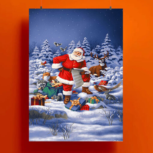 Santa Clause in The Christmas Day Poster