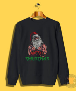 Santa Metal Christmas Sweatshirt