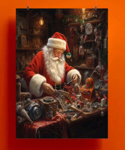 Santa Workshop Poster