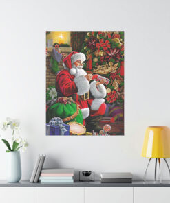 Santa with Toys Poster 1
