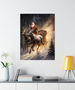 Santa's Sleigh Poster 1