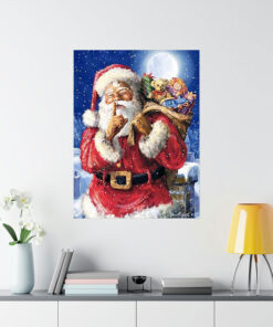 Shhh It's Santa Poster 1