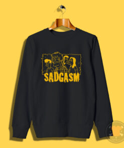 Simpsons Sadgasm Bart Family Funny Sweatshirt