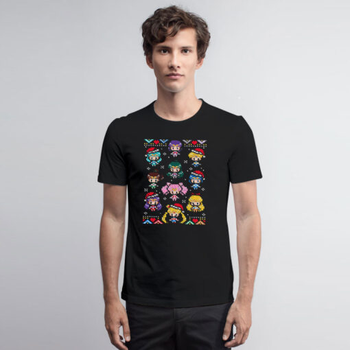 A Senshi Family Christmas Sailor Moon Ugly T Shirt