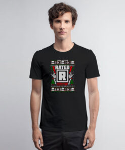Adam Copeland Rated R Christmas Holiday Ugly T Shirt