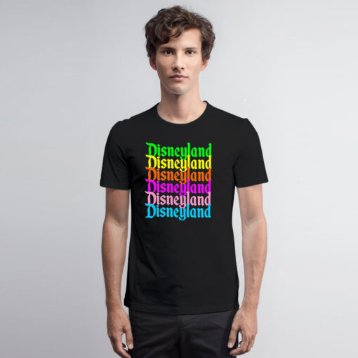 Blink 182 Mark Hoppus Disneyland Rainbow T Shirt