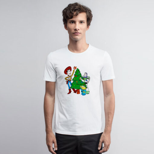 Christmas Toy Story Woody And Buzz Lightyear Movie T Shirt