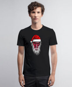 Funny Christmas Gifts For Friends Monkey King Santa T Shirt