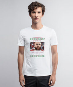 Funny Travis Kelce Merry Swiftmas T Shirt