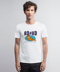 Garfield ADHD Highway To Hey Look A Squirrel T Shirt