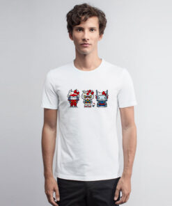 Gundam Hello Kitty Anime Robot Graphic T Shirt