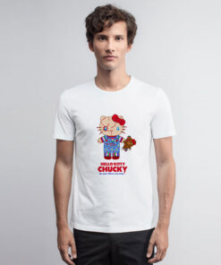 Hello Kitty Chucky Horror Movie T Shirt