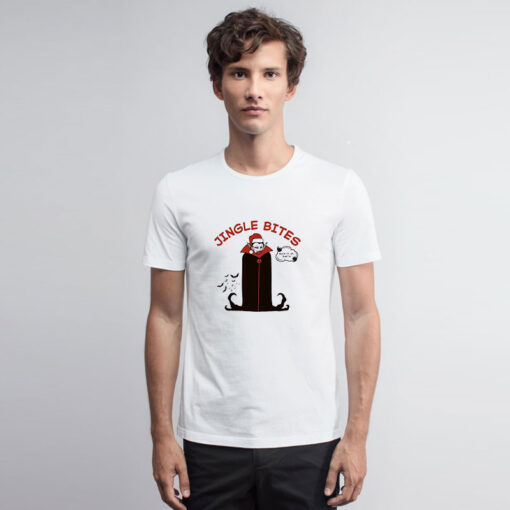 Jingle Bites Suck It Up Funny Vampire On Xmas T Shirt