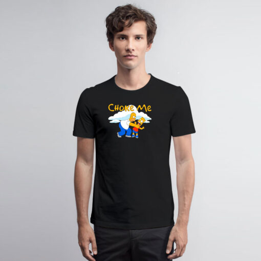 The Simpson Choke Me Bart T Shirt