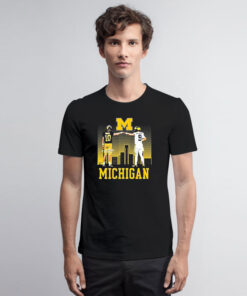 Tom Brady And JJ McCarthy Legends Michigan Wolverines Football T Shirt