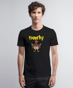 Twerky Turkey Butt Funny T Shirt