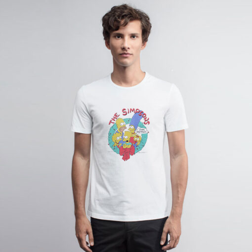 Vintage 1990 The Simpsons Christmas Night T Shirt