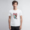 Vintage Ghoost Split Faces T Shirt