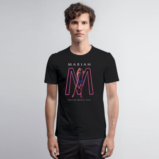 Vintage Mariah Carey Caution World Tour T Shirt