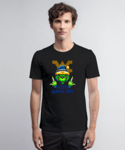 West Virginia Mountaineers Grinch Santa T Shirt