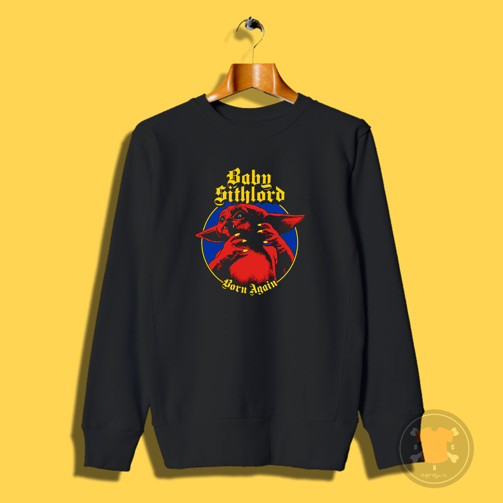 Baby Sithlord Grogu Heavy Metal Sweatshirt
