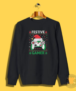 Christmas Gamer Pad Funny Cute Xmas Sweatshirt