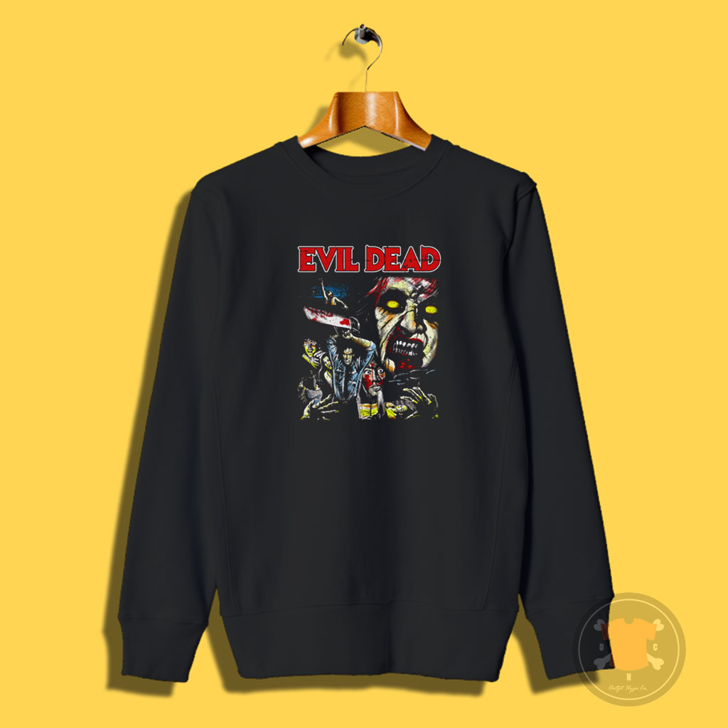 Evil Dead Classic Horror Campbell Monster Sweatshirt
