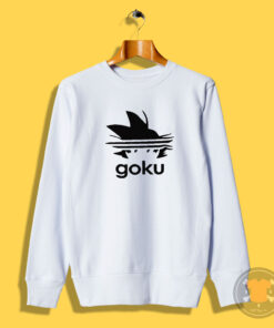 Goku Adidas Parody Anime Sweatshirt