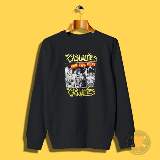 Honger The Casualties Punk Band Graphic Sweatshirt