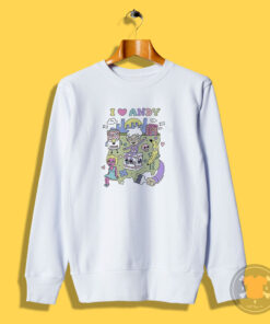 I Love Andy Cute Andy Warhol Sweatshirt
