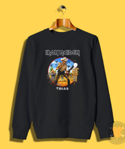 Iron Maiden 2017 Book Of Souls Texas Dates Tour Sweatshirt