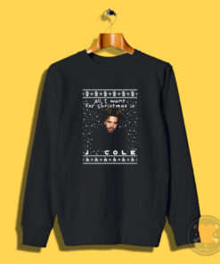 J Cole Rapper Ugly Christmas Sweatshirt