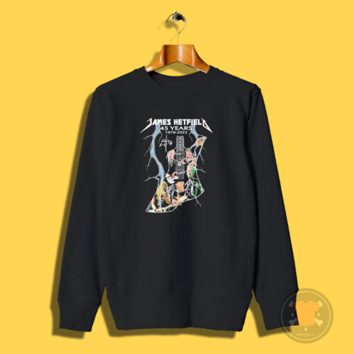 James Hetfield 45 Years 1978 2023 Sweatshirt