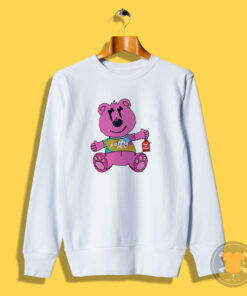Joe Burrow wears Sorry in Advance's Pink Bear Sweatshirt