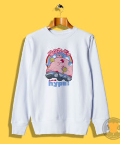Kirby Pink Hype Game Sweatshirt