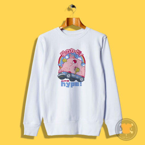 Kirby Pink Hype Game Sweatshirt