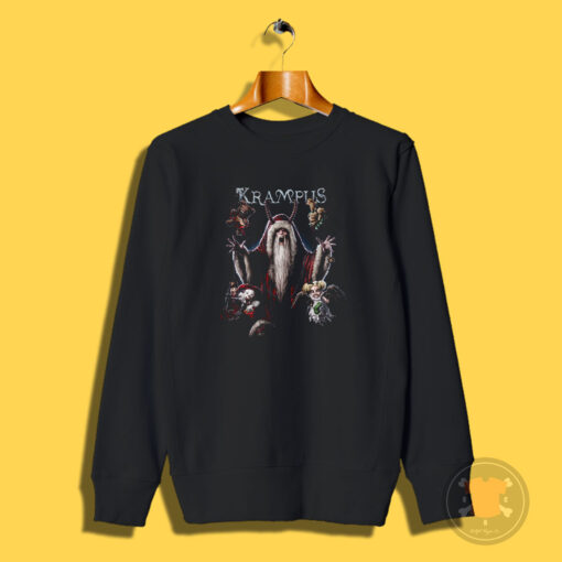 Krampus Don’t Open Till Horror Christmas Sweatshirt