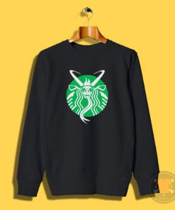 Krampus Presso StarBucks Parody Sweatshirt