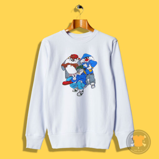 Looney Tunes Bugs Bunny Taz And Sylvester Sweatshirt