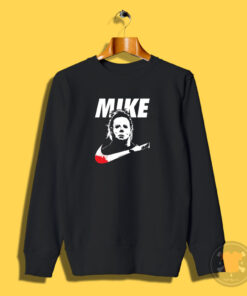 Michael Myers Mike Nike Halloween Parody Sweatshirt