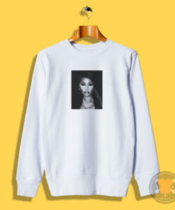 Nicki Minaj Black And White Photo Sweatshirt