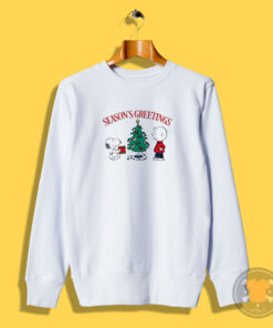 Peanuts Snoopy Season’s Greetings Christmas Sweatshirt